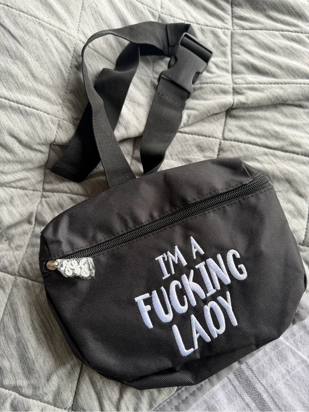 Fanny Pack Waist Bag - "I'm a Fucking Lady" by Linda Finegold (Kirill)